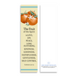 Load image into Gallery viewer, Christian Bookmark with Bible Verse Galatians 5:22-23 (The Fruit of the Spirit)