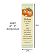 Load image into Gallery viewer, Christian Bookmark with Bible Verse Galatians 5:22-23 (The Fruit of the Spirit)