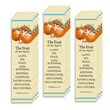 Load image into Gallery viewer, Christian Bookmark with Bible Verse Galatians 5:22-23 (The Fruit of the Spirit)
