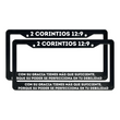 Load image into Gallery viewer, 2 Corintios 12:9 Christian Spanish License Plate Frame | Porta Placas Cristiano para Matriculas en Español