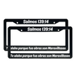 Load image into Gallery viewer, Salmos 139:14 Christian Spanish License Plate Frame | Porta Placas Cristiano para Matriculas en Español