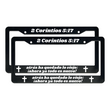 Load image into Gallery viewer, 2 Corintios 5:17 Christian Spanish License Plate Frame | Porta Placas Cristiano para Matriculas en Español