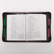 Load image into Gallery viewer, I Know the Plans Two-tone Brown Faux Leather Jeremiah 29:11 Personalized Bible Cover For Women