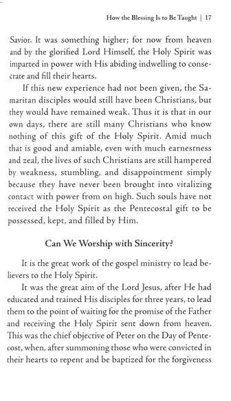 Experiencing the Holy Spirit - Andrew Murray