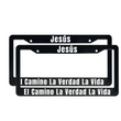 Load image into Gallery viewer, Jesús El Camino La Verdad La Vida | Christian Spanish License Plate Frame

