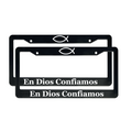 Load image into Gallery viewer, En Dios Confiamos | Christian Spanish License Plate Frame

