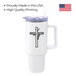 Load image into Gallery viewer, Jesus Loves Me Cross | Christian Travel Mug Tumbler
