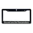 Load image into Gallery viewer, Blessed are the Peacemakers | Christian License Plate Frame
