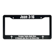 Load image into Gallery viewer, Juan 3:16 Porque Tanto Amó Dios Al Mundo Que Dio A Su Único Hijo | Christian Spanish License Plate Frame
