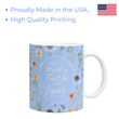 Load image into Gallery viewer, Walk By Faith, Not By Sight | 2 Corinthians 5:7 Christian Bible Verse Coffee Mug
