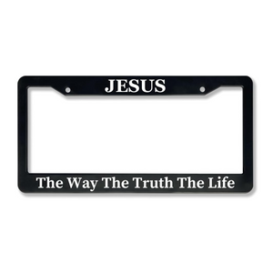 Jesus The Way The Truth The Life | Christian License Plate Frame