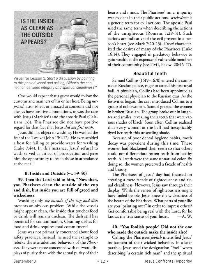 NIV Standard Lesson Commentary, Large Print Edition 2023-2024