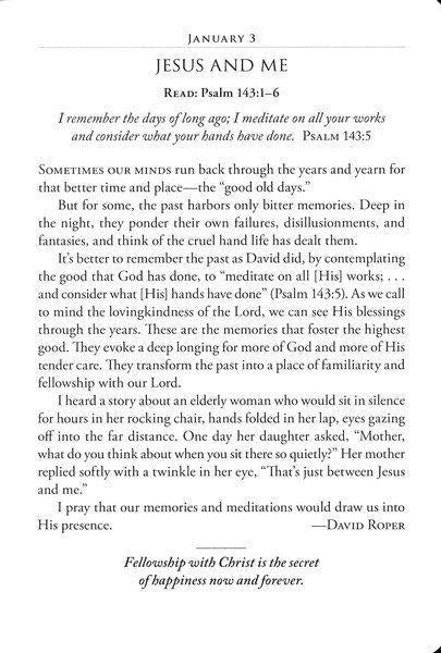 And He Walks With Me Daily Bread Devotional