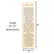 Load image into Gallery viewer, Spanish Christian 8X2inch Bookmark with Bible Verse (Psalm 91) Packs | Marcador en Español con el Salmo 91
