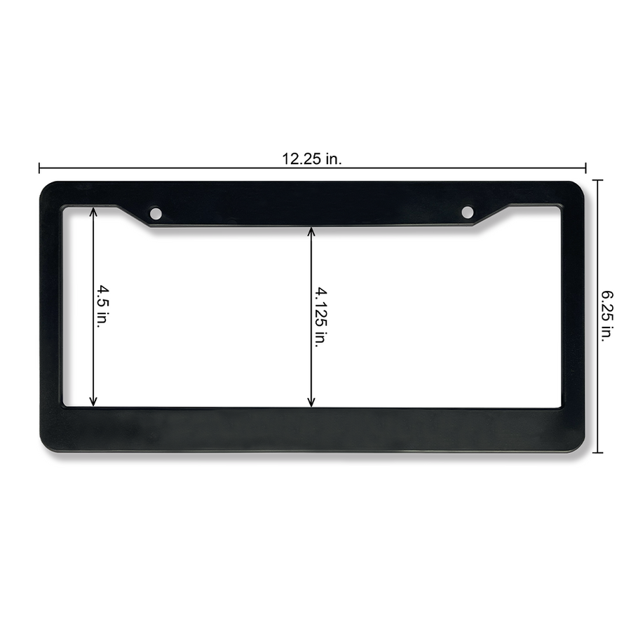 Custom License Plate Frame for Car