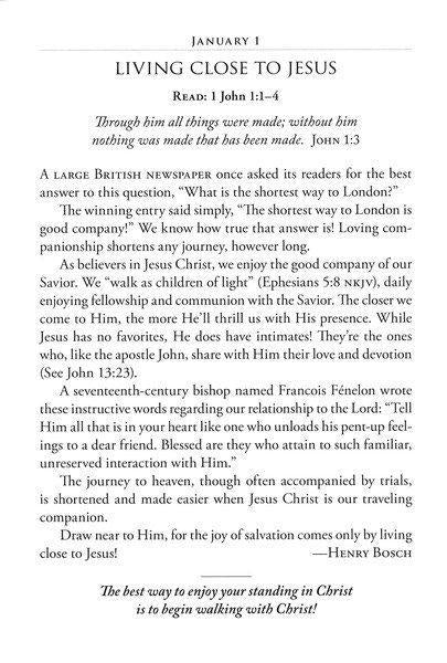 And He Walks With Me Daily Bread Devotional