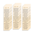 Load image into Gallery viewer, Spanish Christian 8X2inch Bookmark with Bible Verse (Psalm 91) Packs | Marcador en Español con el Salmo 91
