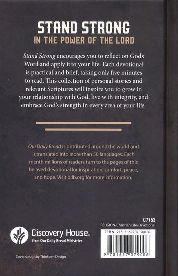 Stand Strong: 365 Daily Devotions for Men by Men