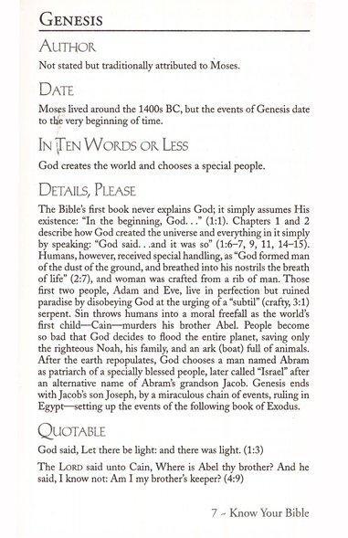Know Your Bible: All 66 Books Explained and Applied - Paul Kent