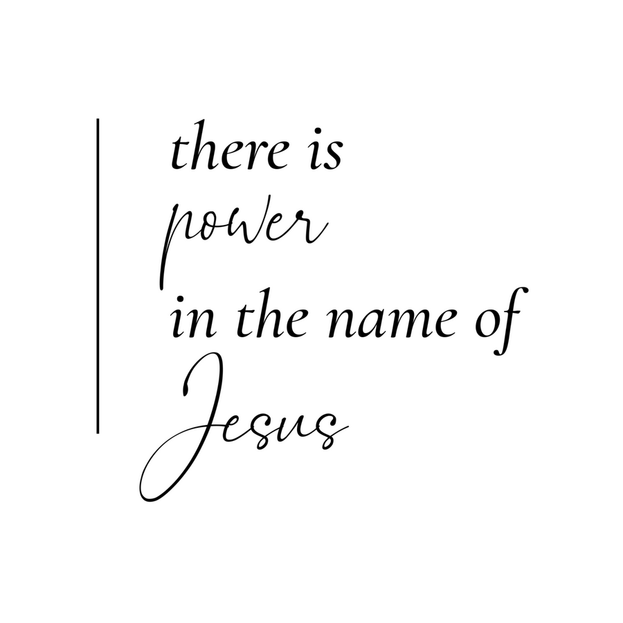 There is power in the name of Jesus Pocket Shirt