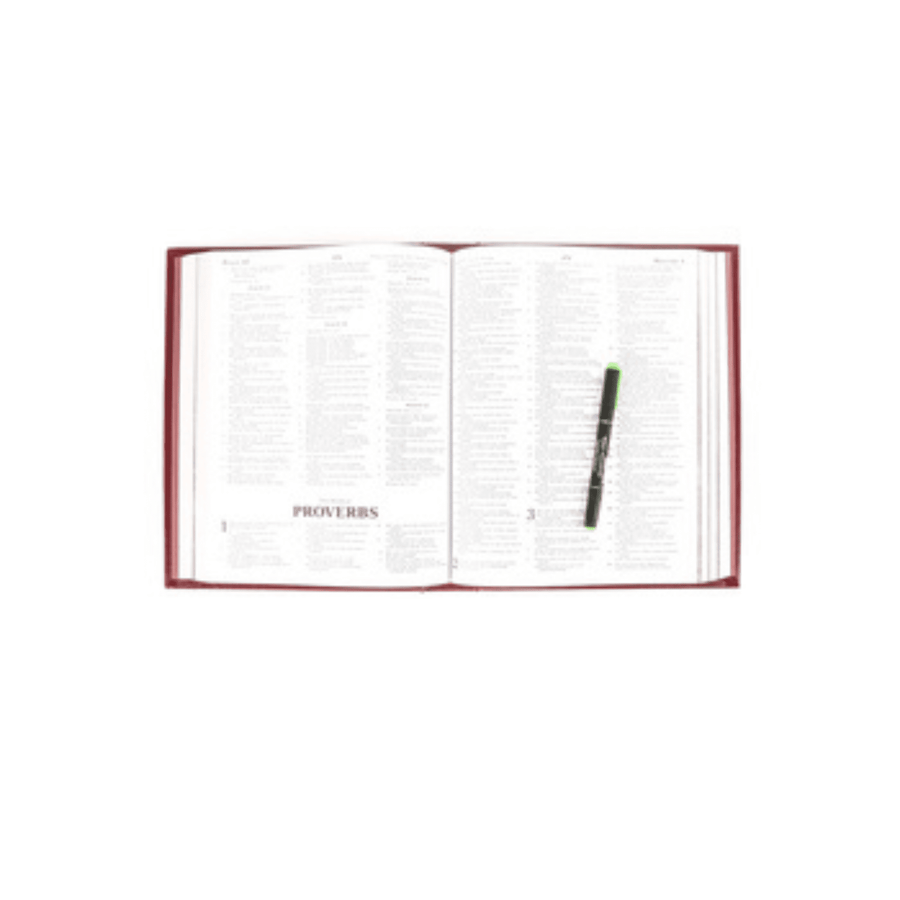 Personalized Custom Text Your Name NKJV Lighting The Way Home Family Bible Burgundy Padded Hardcover