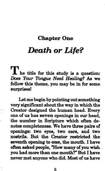 Does Your Tongue Need Healing? - Derek Prince