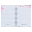 Load image into Gallery viewer, Bless You &amp; Keep You Numbers 6:24-25 White &amp; Pink Floral Wirebound Journal
