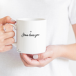 Load image into Gallery viewer, Jesus Loves Me And Jesus Loves You Christian Bible Verse Coffee Mug
