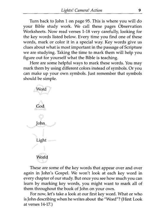 Discover 4 Yourself, Children's Bible Study Series: Jesus in the Spotlight (John Chapters 1-10)