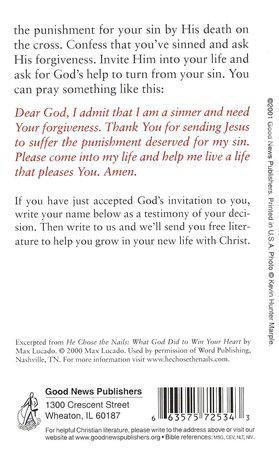 He Did This Just For You - Max Lucado Pack of 25 Tracts