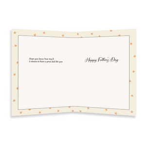 Dad Thank You Father's Day Card 5’X7’ | Gift for Dad