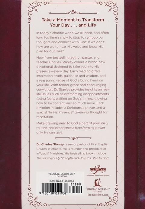 Every Day in His Presence: 365 Devotions - Charles F. Stanley