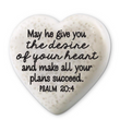 Load image into Gallery viewer, Heart Scripture Stone
