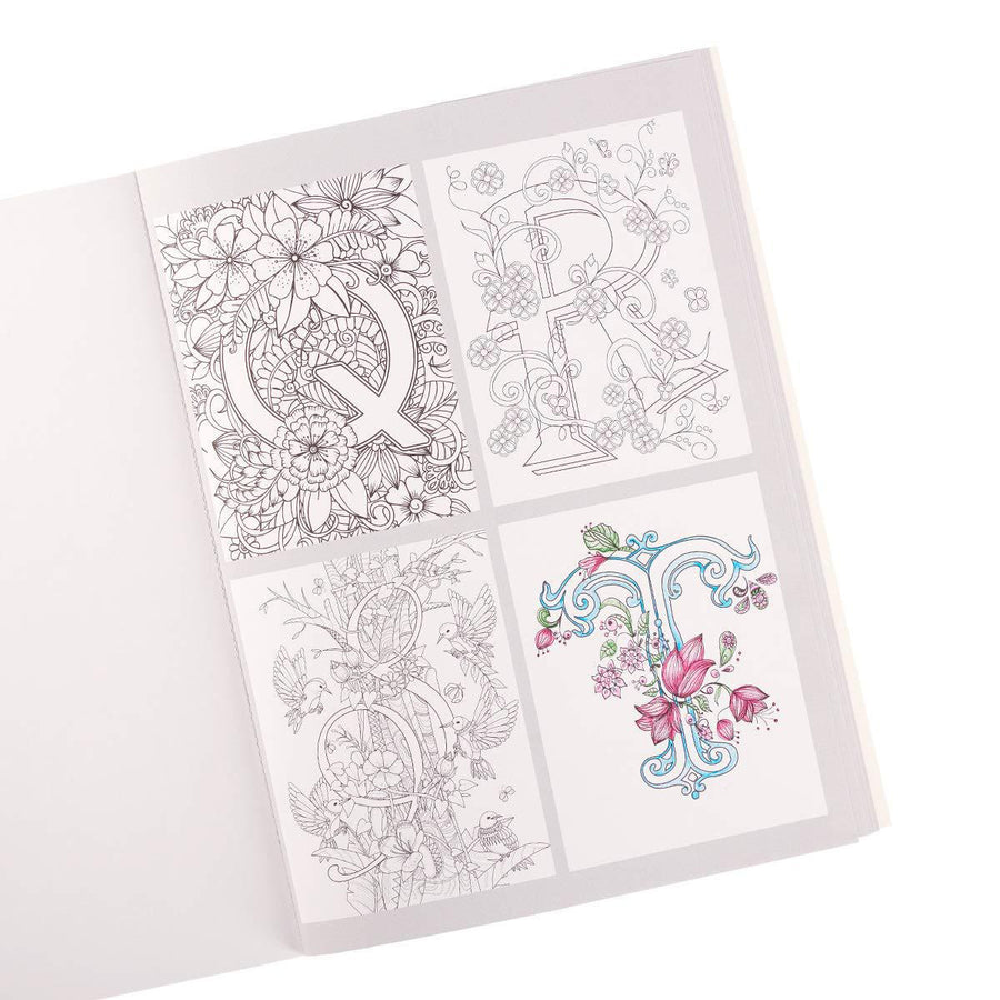 Letters to Live By Coloring Book