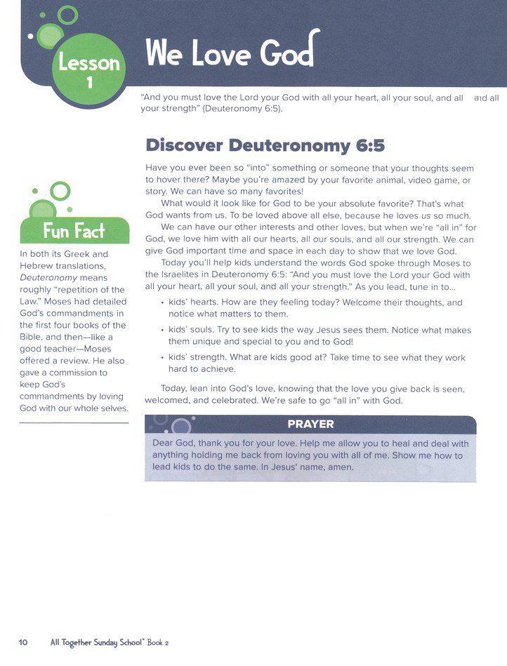 All Together Sunday School, Book 2