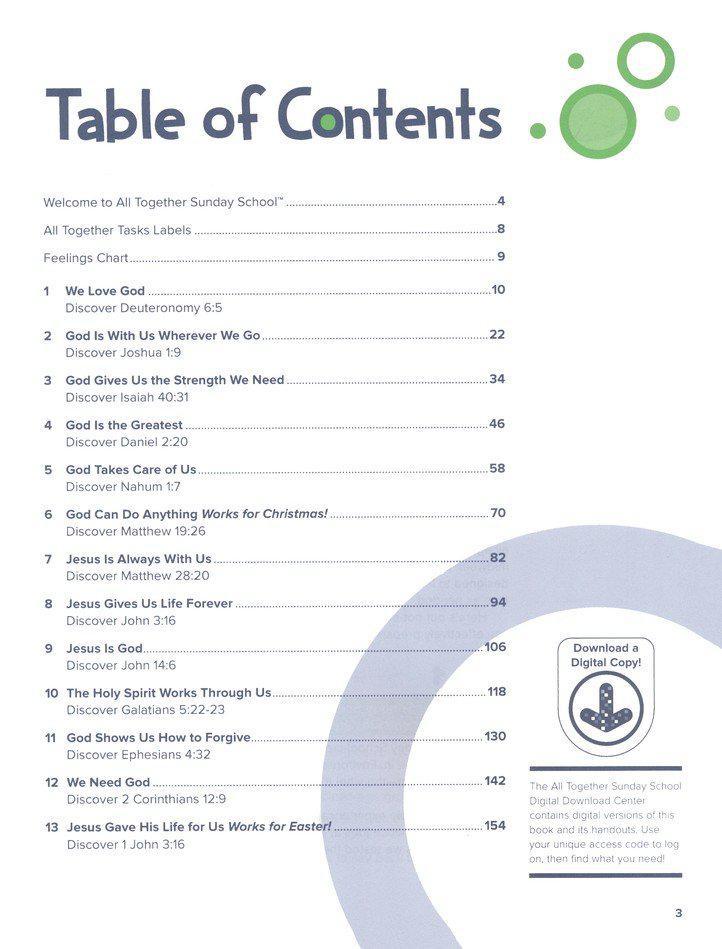 All Together Sunday School, Book 2