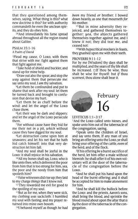 The One Year Bible KJV