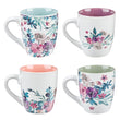 Load image into Gallery viewer, Rejoice Collection Four Piece Ceramic Coffee Mug Set
