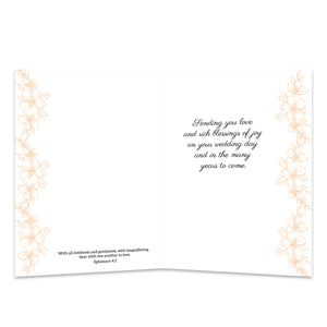 Christian Wedding Card