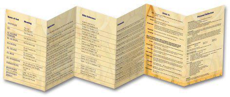 Names of God Pamphlet