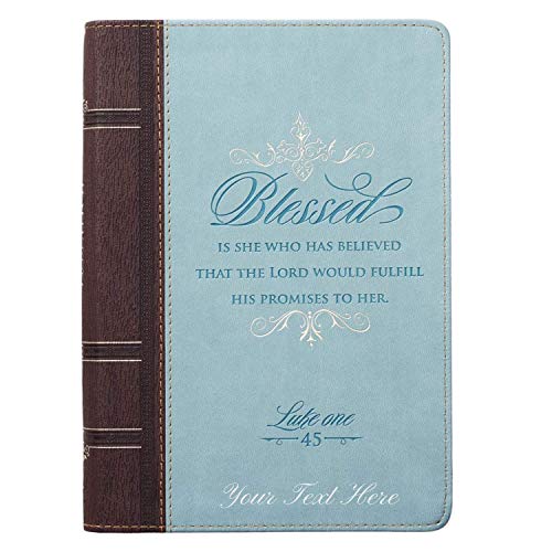 Personalized Blessed Zippered Classic LuxLeather Journal