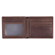 Load image into Gallery viewer, Wings Like Eagles Isaiah 40:31 Dark Brown Genuine Leather Wallet
