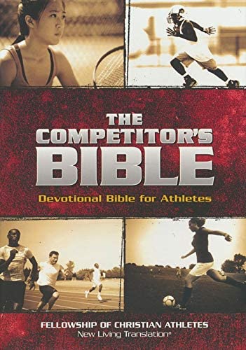 Personalized NLT The Competitor's Devotional Bible Brown