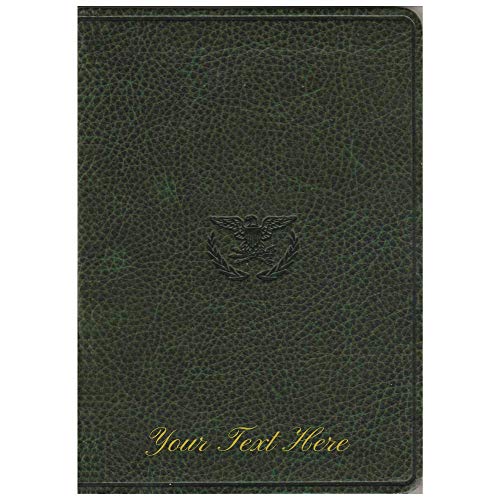 Personalized KJV Compact Military Bible Military Green Simulated Leather