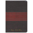 Load image into Gallery viewer, Personalized ESV Personal Reference Bible TruTone Deep Brown/Tan Trail Design
