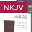 Load image into Gallery viewer, Personalized Custom Text NKJV Large Print Thinline Bible Leathersoft Burgundy New King James Version
