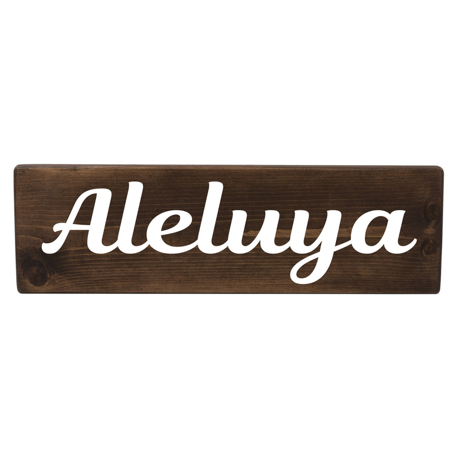 Aleluya Spanish Wood Decor