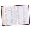 Load image into Gallery viewer, Personalized KJV Bible COMPACT Pocket Edition LuxLeather Brown
