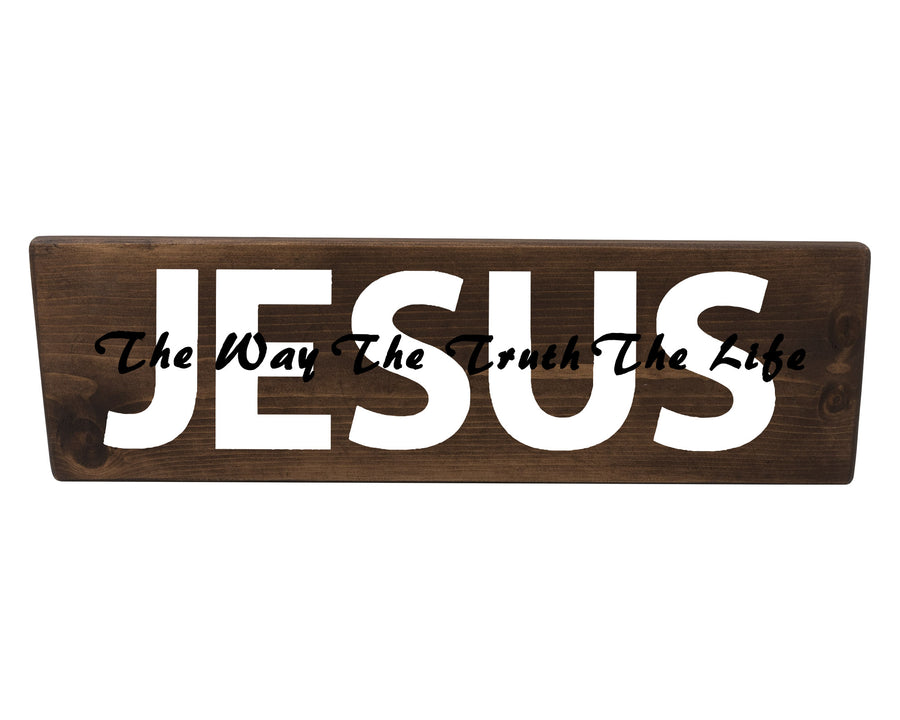 Jesus Is The Way Wood Decor