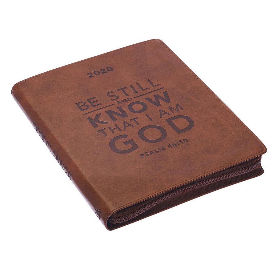 Personalized 2020 Planner Psalm 46:10 Zippered